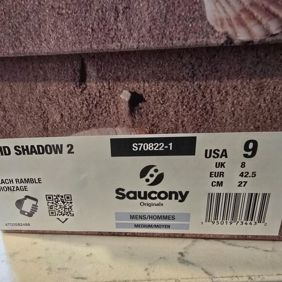 Saucony Colour Plus Grid Shadow 2 S70822-1 MENS SIZE 9 HIKING TRAIL SHOES NEW - Picture 10 of 10